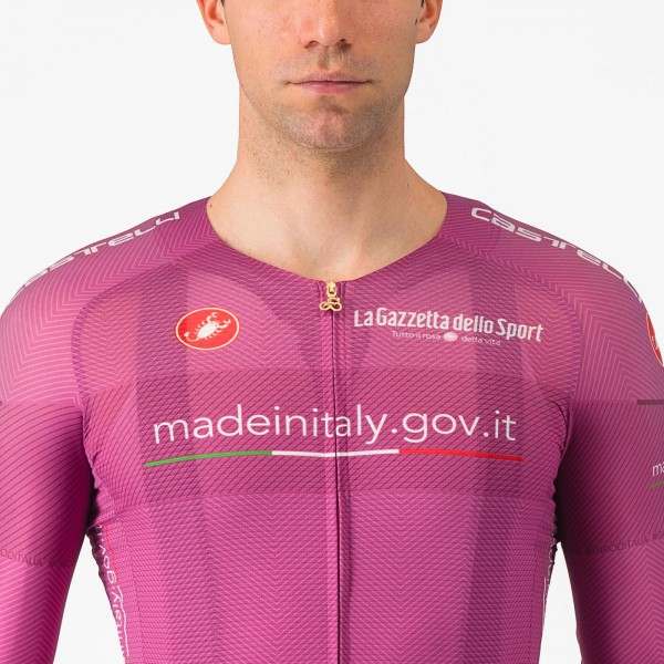 Heren Fietskleding Cyclamen Giro d'Italia 2024 koersshirt