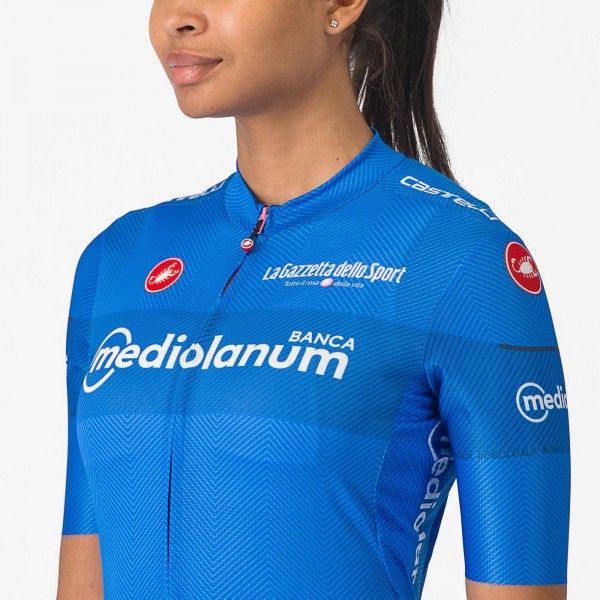 Dames Fietskleding Blauw Giro d'Italia 2024 Competizione-shirt Dames Fietskleding Blauw Giro d'Italia 2024 Competizione-shirt