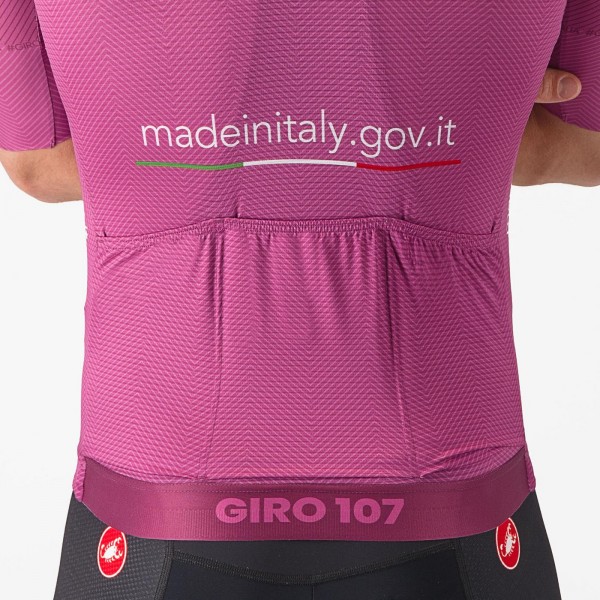 Heren Fietskleding Cyclamen Giro d'Italia 2024 koersshirt