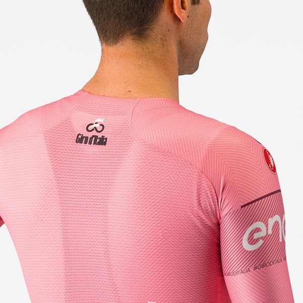 Heren Fietskleding Roze Giro d'Italia 2024 koersshirt