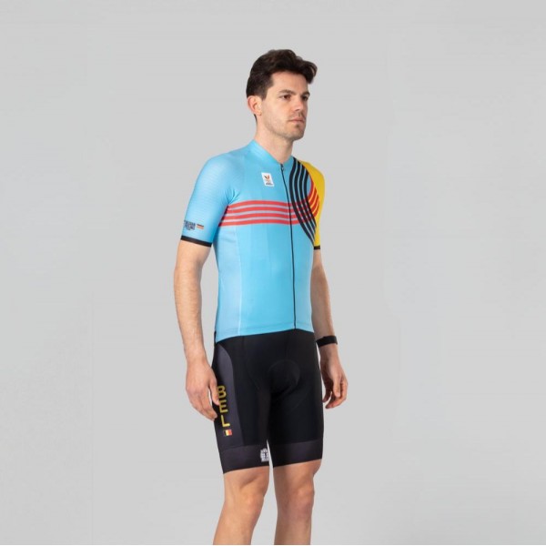 Heren Fietskleding, Belgisch Elftal dames bibshort - Parijs 2024