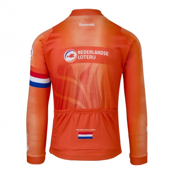 Heren Nederlands elftal Agu lange mouwen wielershirt 2024