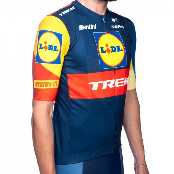 Heren Fietskleding Santini Lidl Trek 2024 shirt Heren Fietskleding Santini Lidl Trek 2024 shirt
