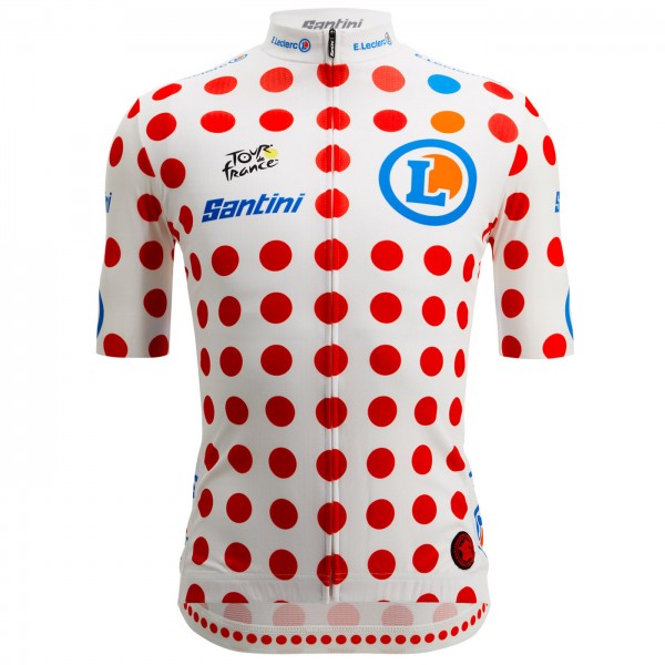 T-shirt Tour de France 2024 fanlijn heren met stippen - Fancollectie