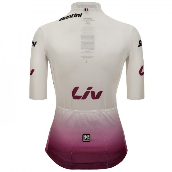 Dames Fietskleding Wit dames T-shirt Tour de France 2024 Dames Fietskleding Wit dames T-shirt Tour de France 2024