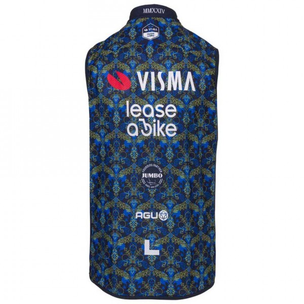 Heren Fietskleding Agu Wind Team Visma Lease a Bike 2024-TDF vest