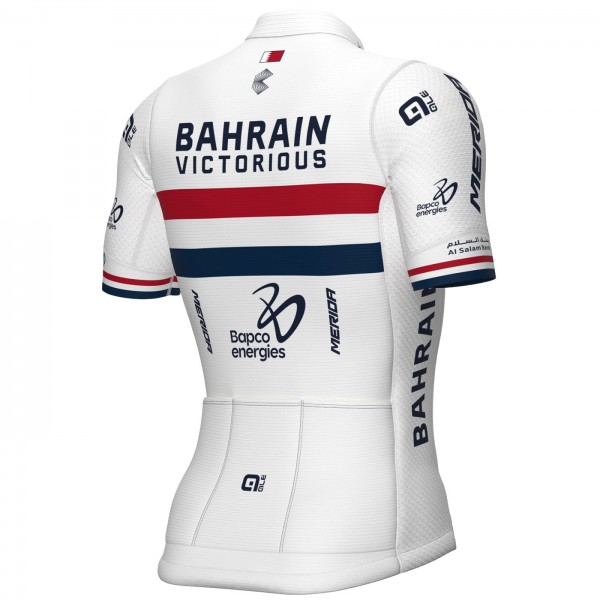 Heren Fietskleding Ale Bahrain Victorious 2024 PRS-shirt - Kampioen van Groot-Brittannië