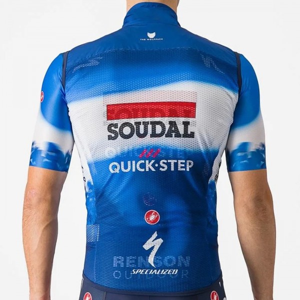 Heren Fietskleding Castelli Soudal Quick-Step 2024 Pro Light Windvest