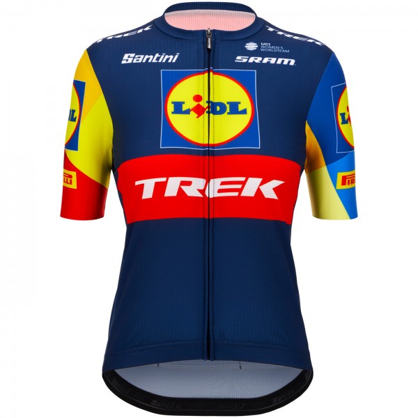 Dames Fietskleding Santini Lidl Trek 2024 damesshirt