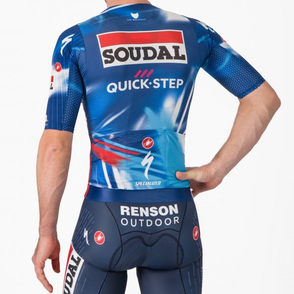 Heren Fietskleding Castelli Soudal Quick-Step 2025 Aero Race 8S Shirt