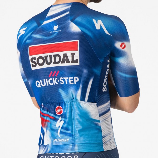 Heren Fietskleding Castelli Soudal Quick-Step 2025 Climber's A/C Shirt