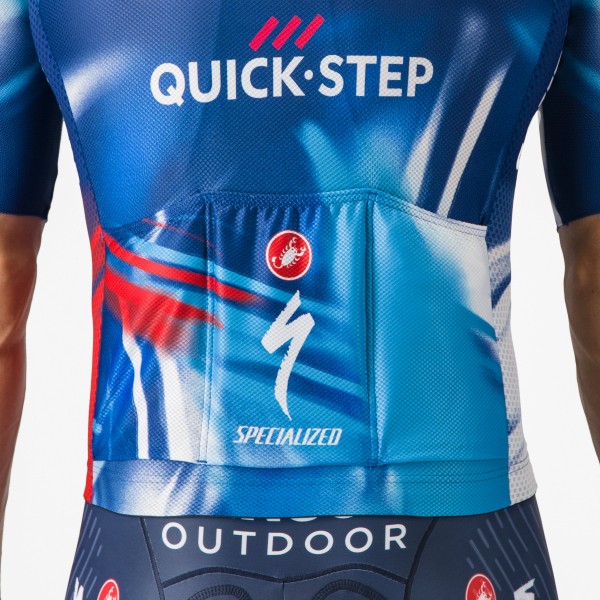 Heren Fietskleding Castelli Soudal Quick-Step 2025 Climber's A/C Shirt