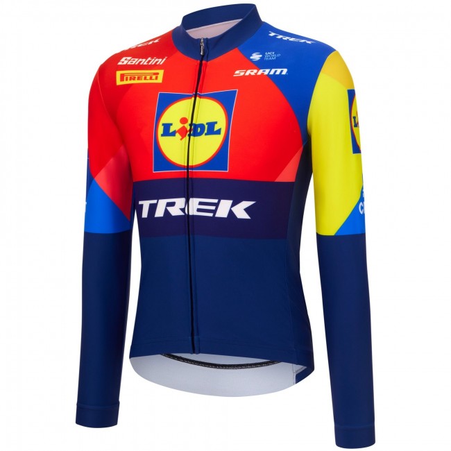 Heren Santini Lidl Trek 2025 shirt met lange mouwen Heren Santini Lidl Trek 2025 shirt met lange mouwen