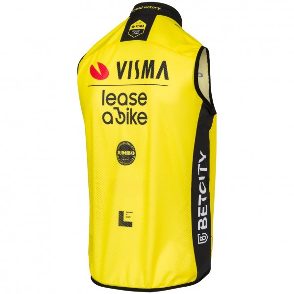 Heren Fietskleding Team Visma Lease a Bike 2025 Wind Vest