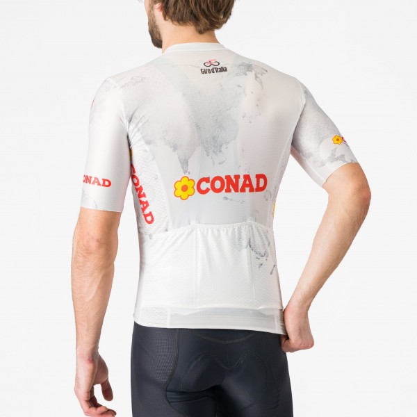 Heren Fietskleding Wit Giro d'Italia 2025 Competizione 3-shirt