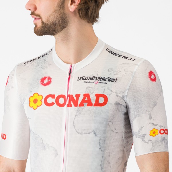 Heren Fietskleding Wit Giro d'Italia 2025 Competizione 3-shirt