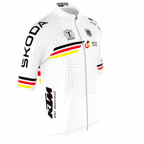 Heren Fietskleding Bioracer Duits Nationaal Team 2025 Icon Classic Shirt
