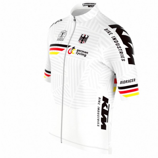 Heren Fietskleding Bioracer Duits Nationaal Team 2025 Icon Classic Shirt