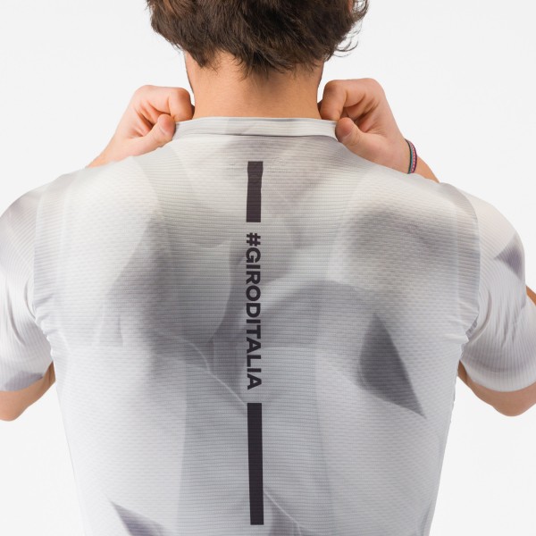 Heren Fietskleding Giro d'Italia 2025 espresso grijs shirt Heren Fietskleding Giro d'Italia 2025 espresso grijs shirt