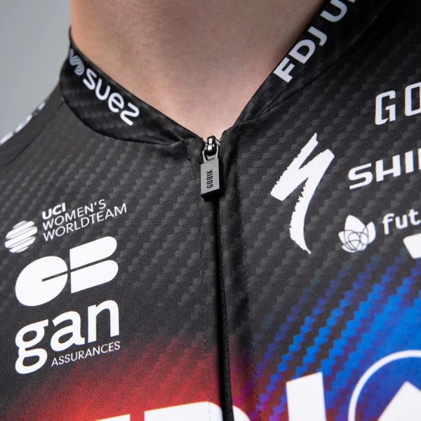 Heren Fietskleding Gobik FDJ Suez 2025 Odyssey Shirt-TDF Heren Fietskleding Gobik FDJ Suez 2025 Odyssey Shirt-TDF
