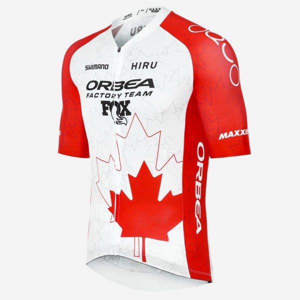 Heren Hiru Orbea Factory Team 2025 Core Jersey - Canadees kampioen
