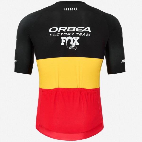 Heren Hiru Orbea Factory Team 2025 Core Jersey - Belgisch kampioen