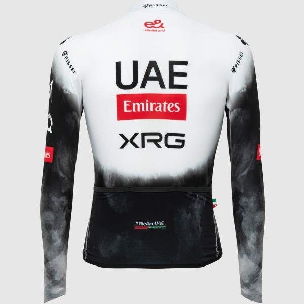 Heren UAE Team Emirates 2025 Primapelle Pissei shirt met lange mouwen