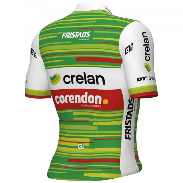 Heren Fietskleding Ale Crelan Corendon 2025 shirt