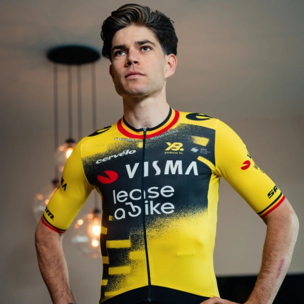 Heren Team Visma Lease a Bike 2025 The Wingbeat Shirt - Wout Van Aert
