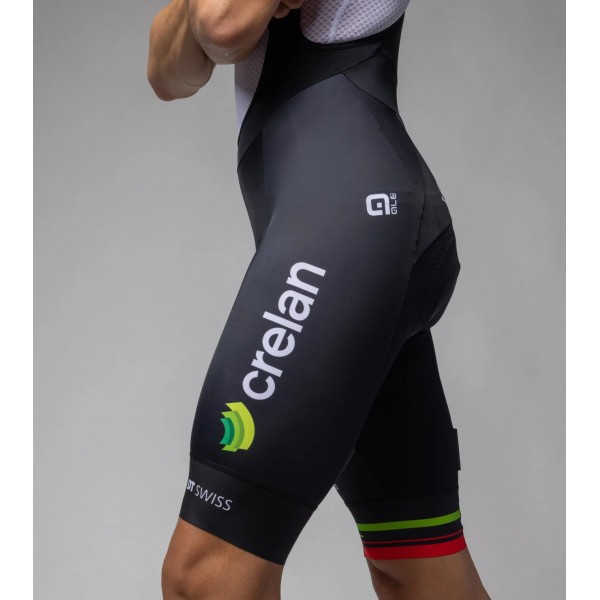 Heren Fietskleding Ale Crelan Corendon 2025 Bib Tights