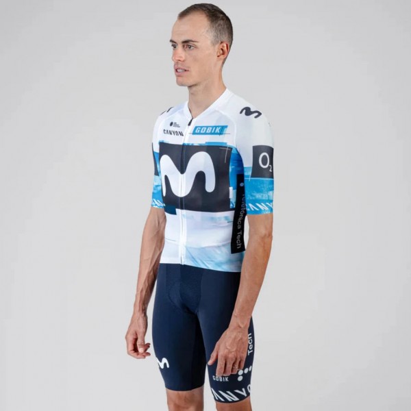 Heren Fietskleding Gobik Movistar 2025 Infinity-shirt