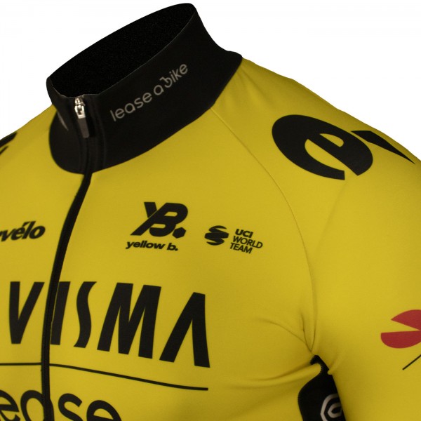 Heren Fietskleding Team Visma Lease a Bike 2025 Premium Polartec Jack