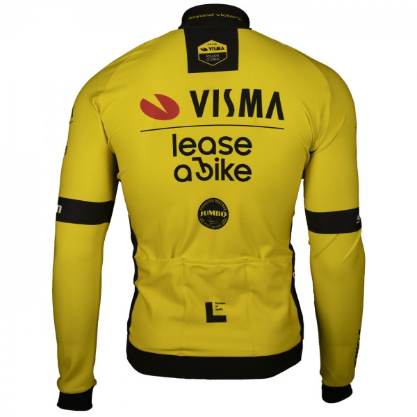 Heren Fietskleding Team Visma Lease a Bike 2025 Premium Polartec Jack