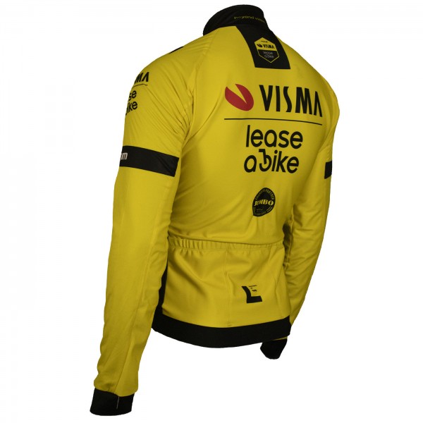 Heren Fietskleding Team Visma Lease a Bike 2025 Premium Polartec Jack