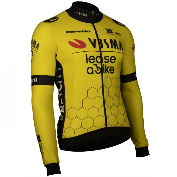 Heren Team Visma Lease a Bike 2025 Premium shirt met lange mouwen