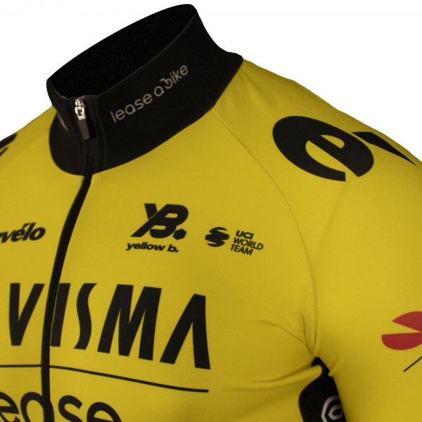Heren Team Visma Lease a Bike 2025 Premium shirt met lange mouwen