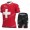 FDJ Pro Team Swiss 2021 Fietskleding Fietsshirt Korte Mouw+Korte Fietsbroeken Bib 2021072850