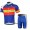 Movistar Fietspakken Fietsshirt Korte+Korte fietsbroeken zeem blauw rood 4108