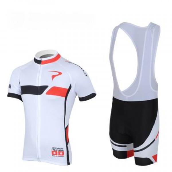 2013 Pinarello Fietspakken Fietsshirt Korte+Korte koersbroeken Bib wit 711