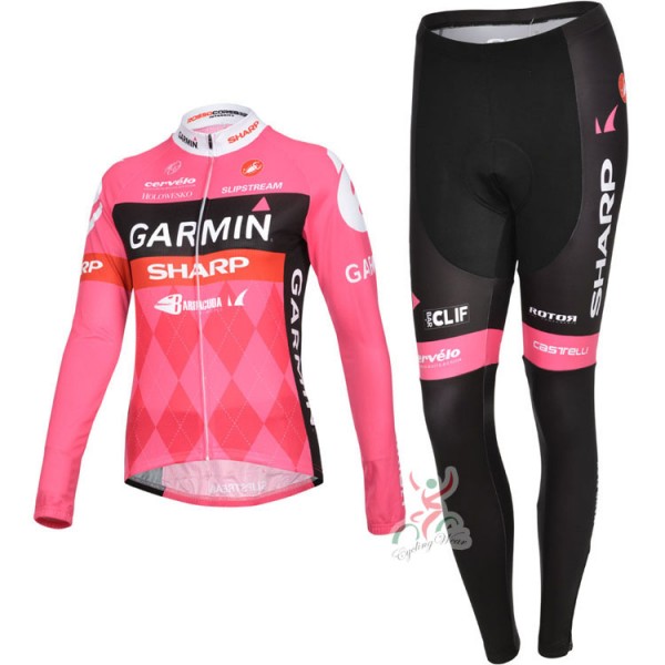 2012 Dames Garmin Fietskleding Fietsshirt lange mouw+Lange fietsbroeken 3668