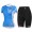 2015 SIDI Dames Blauw Fietskleding Fisshirt Korte+Korte Fietsbroeken 3546