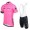 2016 Strava rose Fietskleding Fietsshirt Korte+Korte Fietsbroeken Bib 2016036676