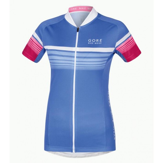 2016 GORE Fietsshirt Korte Mouw femme Element Speedy blauw rose fuchsia 2016036557 2016 GORE Fietsshirt Korte Mouw femme Element Speedy blauw rose fuchsia 2016036557