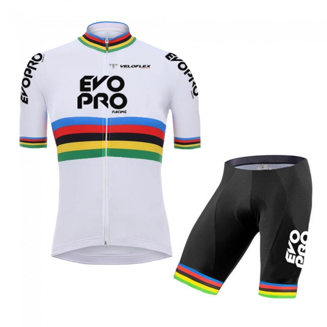 Evopro Cycling Pro 2021 Team Fietskleding Fietsshirt Korte Mouw+Korte Fietsbroeken Bib 20210392 Evopro Cycling Pro 2021 Team Fietskleding Fietsshirt Korte Mouw+Korte Fietsbroeken Bib 20210392