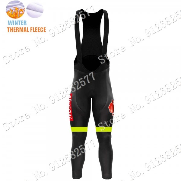 Winter bingoal WALLONIE BRUXELLES 2022 Pro Team Lange Fietsbroek Bib 202202199
