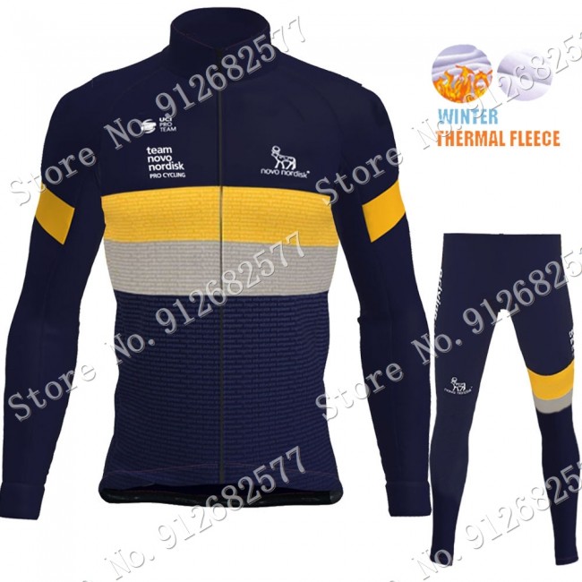 Winter Novo Nordisk 2022 Pro Team Fietskleding Fietsshirt Lange Mouw+Lange Fietsbroek Bib 202201147 Winter Novo Nordisk 2022 Pro Team Fietskleding Fietsshirt Lange Mouw+Lange Fietsbroek Bib 202201147