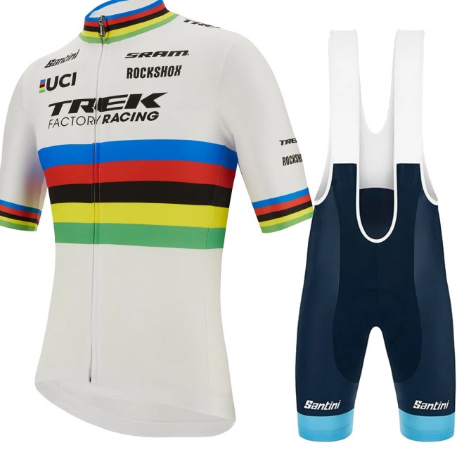 Team TREK SEGAFREDO 2022 Fietskleding Fietsshirt Korte Mouw+Korte Fietsbroeken Bib World Champion 2022052948 Team TREK SEGAFREDO 2022 Fietskleding Fietsshirt Korte Mouw+Korte Fietsbroeken Bib World Champion 2022052948