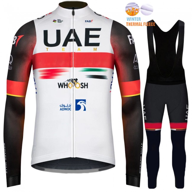 Winter uae emirates 2022 Pro Team Fietskleding Fietsshirt Lange Mouw+Lange Fietsbroek Bib 2022030726 Winter uae emirates 2022 Pro Team Fietskleding Fietsshirt Lange Mouw+Lange Fietsbroek Bib 2022030726