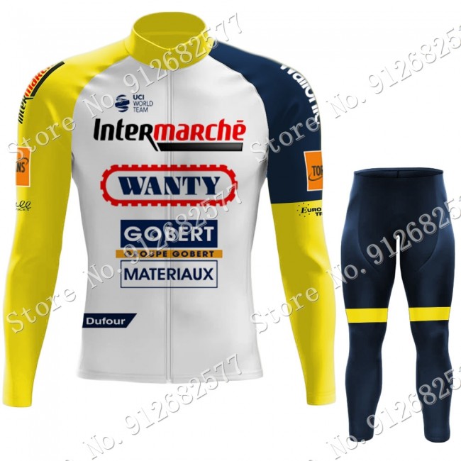 Wanty Gobert 2022 Pro Team Fietskleding Fietsshirt Lange Mouw+Lange Fietsbroek Bib 202202168 Wanty Gobert 2022 Pro Team Fietskleding Fietsshirt Lange Mouw+Lange Fietsbroek Bib 202202168