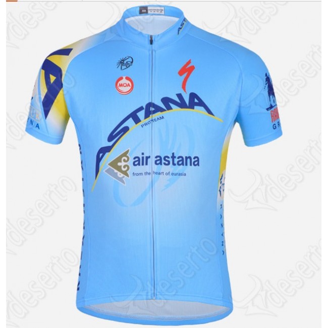 Astana Pro Team Fietsshirt Korte mouw 2014 809 Astana Pro Team Fietsshirt Korte mouw 2014 809